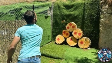 Participante de tiro de anillas de Grand Prix en Granada